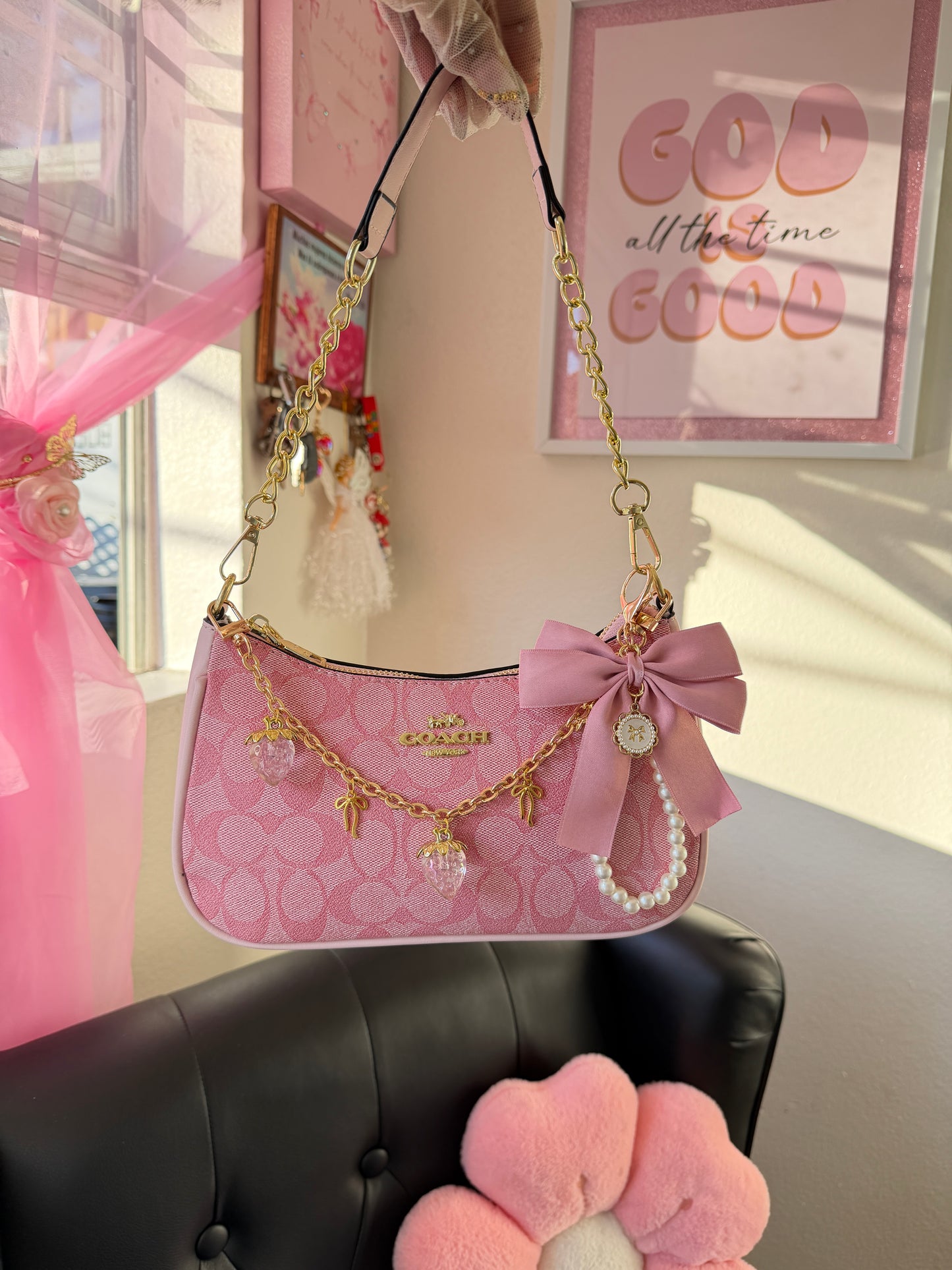 Pink Strawberry Bag