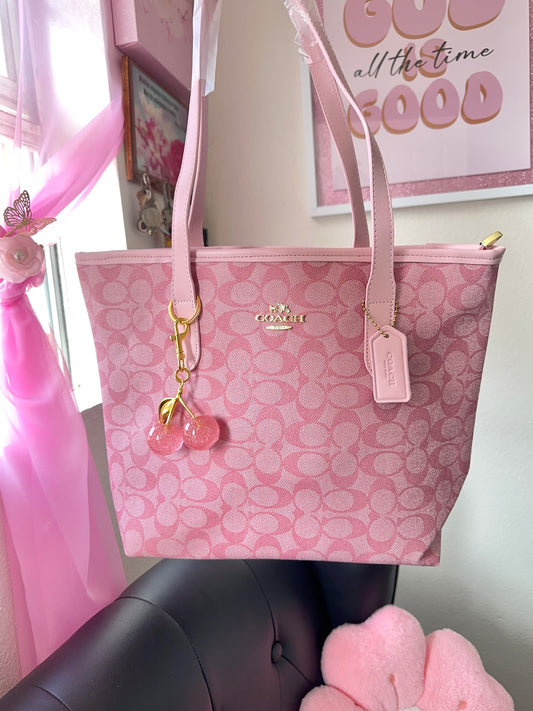 Pink Tote Bag