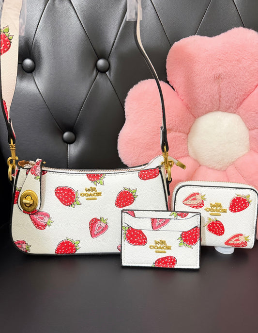 3 piece strawberry set